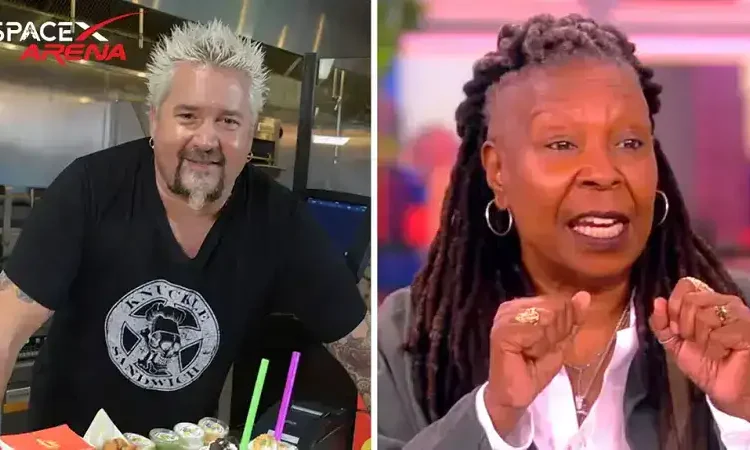 Guy Fieri Whoopi Goldberg